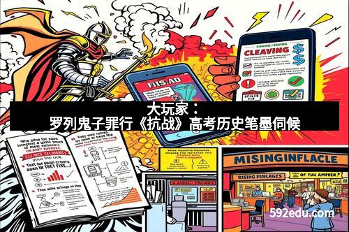 大玩家:罗列鬼子罪行《抗战》高考历史笔墨伺候